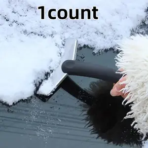 Durable Car Windshield Snow Scraper Ice Removal Tool, All-In-One Window Cleaning Accessory for Cars, Essential Winter Driving Gear