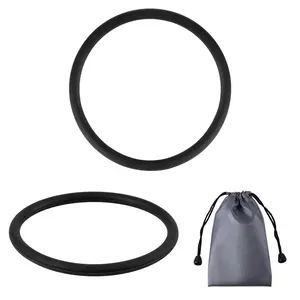 2pcs Adjustable Silicone Patellar Tendon Support Strap - Elastic Knee Brace for Knee Pain Relief & Patella Stabilizing, Ideal for Basketball Running Hiking Soccer Volleyball Sports Men Women