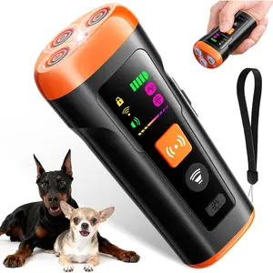 3X Ultrasonic Anti Barking Device Dog Bark Deterrent Up to 50FT Bark Control Silencer Correct Bad Behavior Portable Indoor Outdoor Dog Training Barking Stopper