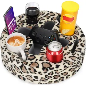 Couch Cup Holder-Sofa Cup Holder Pillow | Couch  Buddy | Drinks Cupholder Tray Organizer for Bed, Rv, Tv, , Man Cave, Boat, Remote, Snacks| Present for Couch Potato