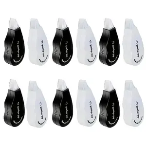 12-Pack Simple and Correction Tape Set, Portable and Lightweight, Quick-Dry and Tear-Resistant, Ideal for Students and Office Use