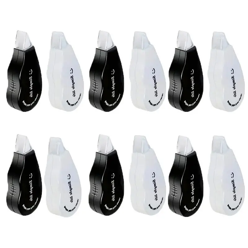 12-Pack Simple and Correction Tape Set, Portable and Lightweight, Quick-Dry and Tear-Resistant, Ideal for Students and Office Use