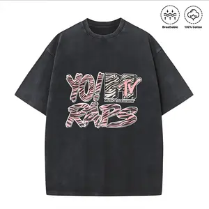 100 Percent Cotton Oversized Streetwear Style T Shirt Yo MTV Raps Graphic Design Summer Casual Wear Gift For Music Lovers And Hip Hop Fans