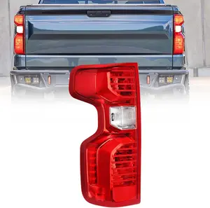 Nilight Driver Side OE Style Taillight Assembly with T20 Bulb - High-Impact, Plug-In Fit, Sealed Housing, OE Look - Rear Lamp Replacement for 2019-2024 Chevy Silverado 1500, 2020-2024 Silverado 2500HD/3500HD