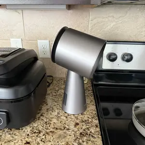 BREETEE Portable Range Hood Kitchen - Powerful 3-Speed Suction Desktop Compact Range Hood - 2x Quad-Core Filters - 6 x Activated Carbon Filters - Original Low Noise Kitchen Exhaust Fan with Large Oil Collection Cup