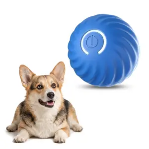 Smart Electric Bouncing Dog Ball with USB Charging, Automatic Rolling Pet Toy for Boredom & Loneliness Relief, Durable High Elasticity Rubber Chew Toy for Aggressive Chewers