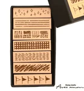 Sanby Avec Amour Border Stamp Set - Border