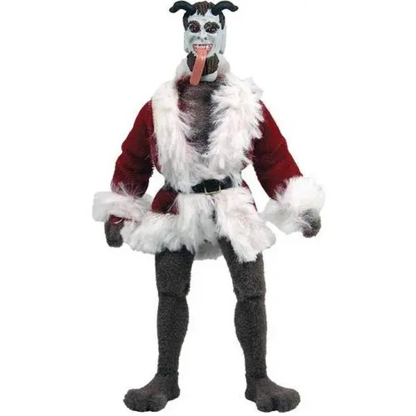Mego Horror Krampus 8 in Official Edition Articulated Pose Collectible Action Figurine, Cloth Outfit, Screen-Accurate Accessories [COLLECTIBLES]