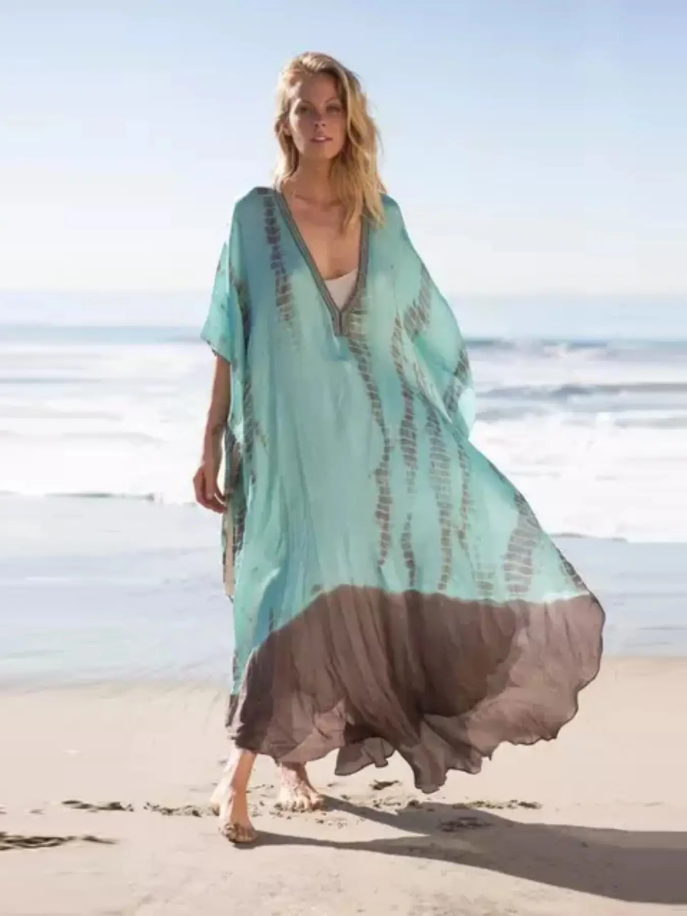 Women's Summer Beach Cover Up, Loose Plus Size, Beach Vacation Dress, Bikini Swimsuit Outer Wear, Stylish & Comfortable Swimwear, Swimwear Coverups, Bathing Suit Cover, Beachwear Cover Up