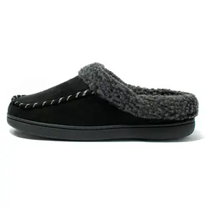 Moccasins For Men Men's Moccasin Slippers Mens Moccasins Slippers daily at home cotton Plush grey