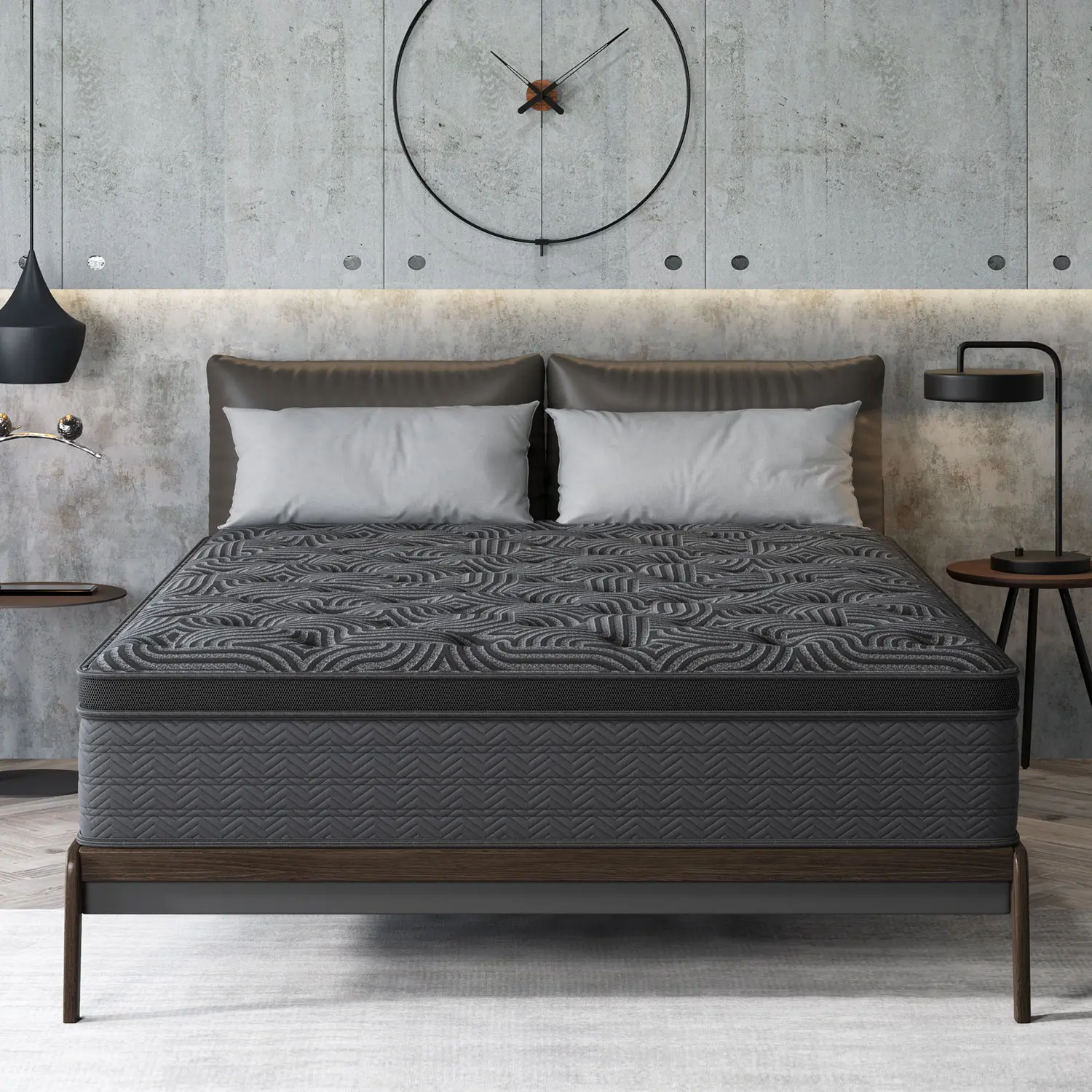9 Inch Queen King Hybrid Memory Foam Mattress in a Box | Pocket Spring + Zoned Support | Comfortable, Pressure Relief, Medium Firmness, CertiPUR-US Certified(mattresses | queen size mattress | King size mattress)