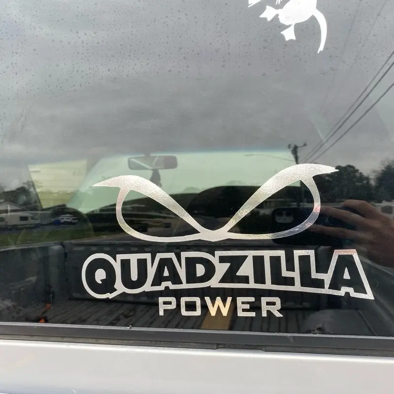 Quadzilla power decal
