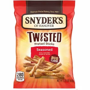 Office Snax  2.25 oz Seasoned Pretzel Sticks, Pack of 36
