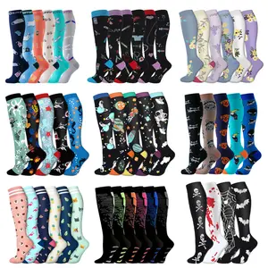 New combination sports pressure socks outdoor mountaineering high elastic compression socks calf socks