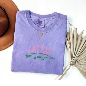 Comfort Colors Later Gator Shirt, Sarcastic Shirt, Funny Womens Shirt, Offensive Tee, Alligator Shirt, Funny Mom Tee, Womenswear - TrendWear USA