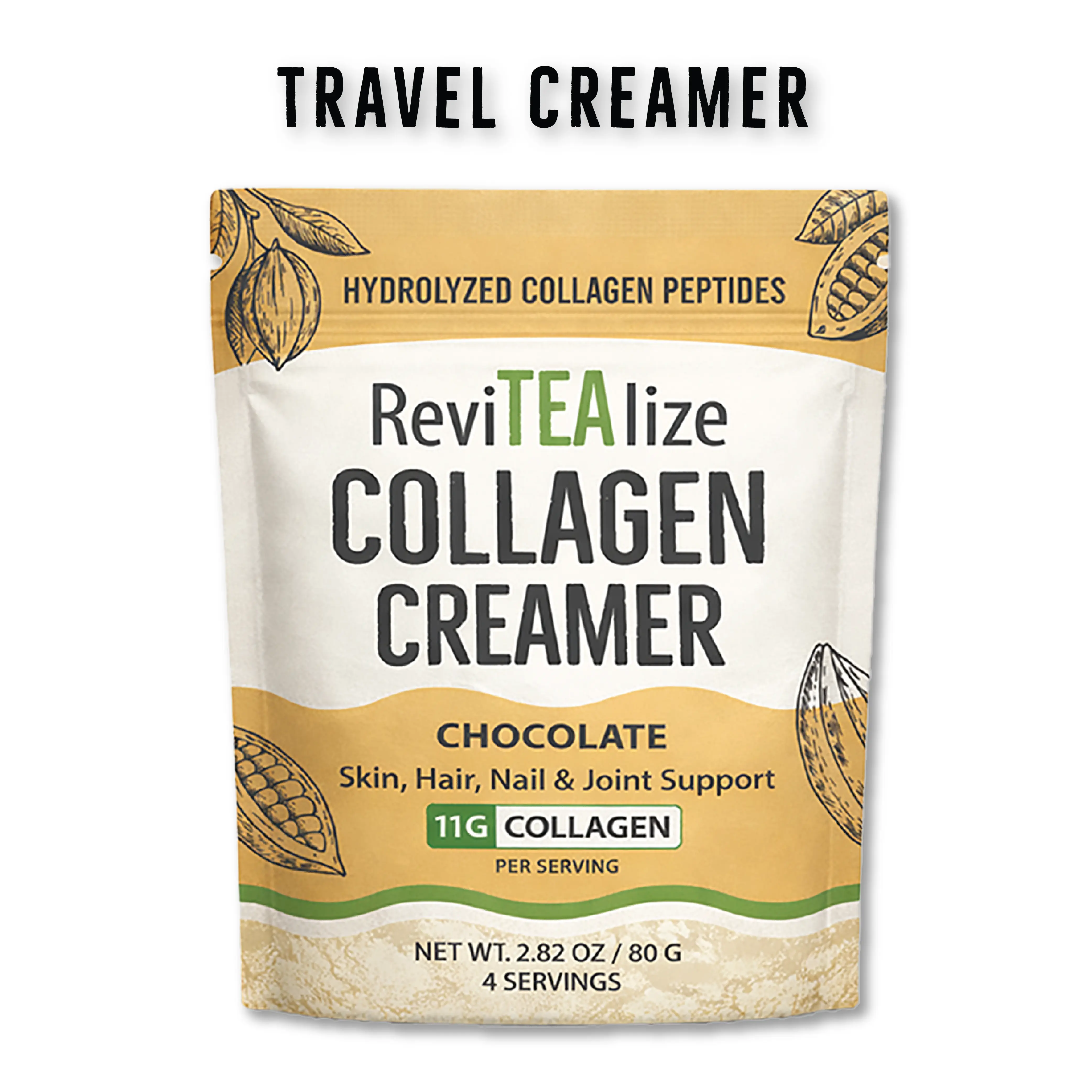 Collagen Creamer for Coffee - Travel Pack - Chocolate