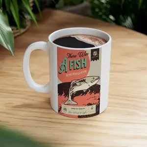 There Was a Fish in the Percolator! coffee, tea, cocoa cup, Ceramic Mug, (11oz, 15oz), David Lynch, Twin Peaks Mug, Dale Cooper