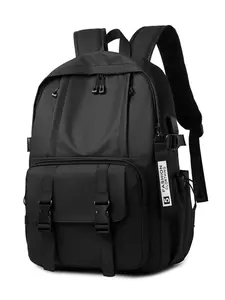 Functional Backpack, Large Capacity Student Bag, Outdoor Travel Laptop Backpack, Waterproof Multi-Pocket, Side Water Bottle Pocket, USB Charging Port