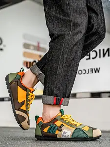 Unisex Anti-Slip Durable Outdoor Hiking Shoes: Lugged Anti-Slip Sole, Wear-Resistant Mesh, High-Elastic Midsole. For Camping/Short Trips Outdoor Sneakers