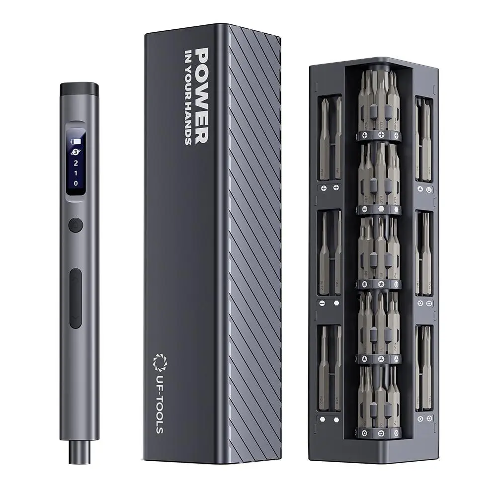 57-in-1 Electric Screwdriver, USB Rechargeable Cordless Power Screwdriver with Screwdriver Bits, Multifunctional Power Tool Kit Rechargeable Tools for Home & Office