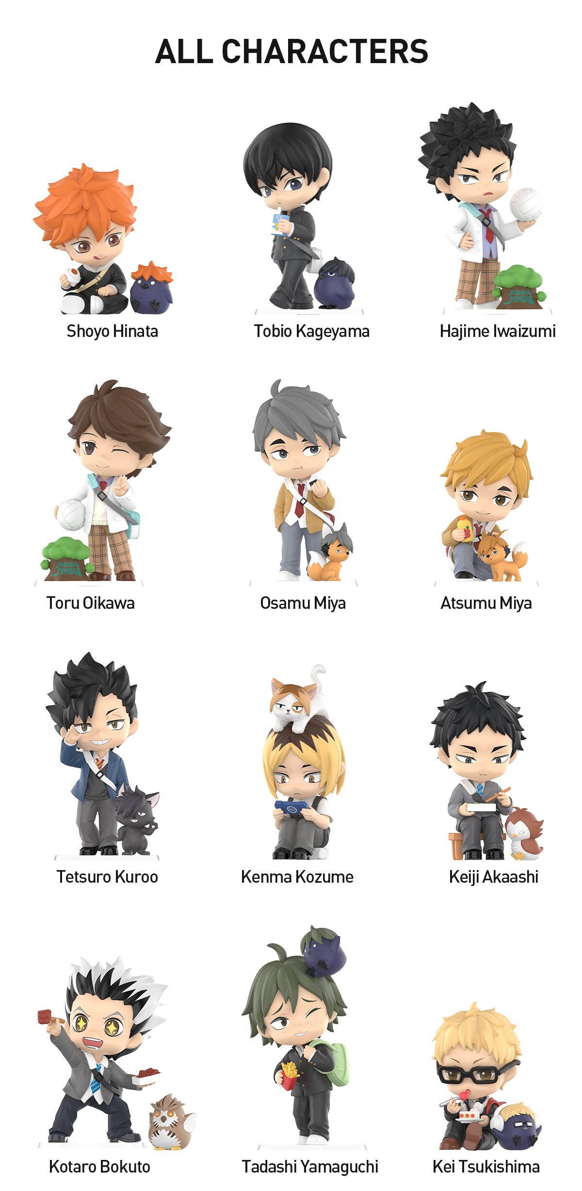POP MART Haikyu!! Off-Court Vibes Series Figures Blind Box Collectible Mystery Gift