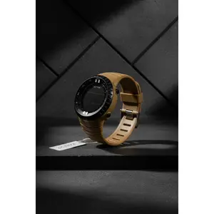 Activa Odyssey X Invicta Men's 53mm Digital Watch Black Case Tan Band ACW1237-003