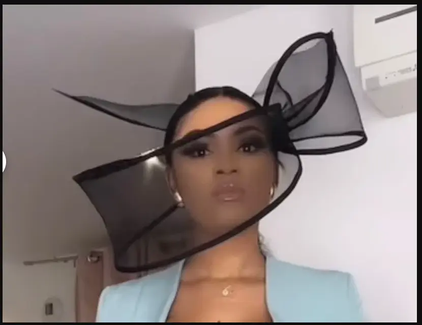 Halo Fascinator Hat for ladies|Tea Party Hat |Wedding hat - Black , Wine
