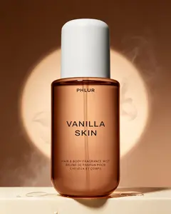 PHLUR Vanilla Skin Hair & Body Mist 240ml 8 Fl Oz for Women, Warm Woody Vanilla Perfume Spray Infused with Pink Pepper, Cashmere Wood & Sandalwood, Long Lasting Elegant Daily Fragrance
