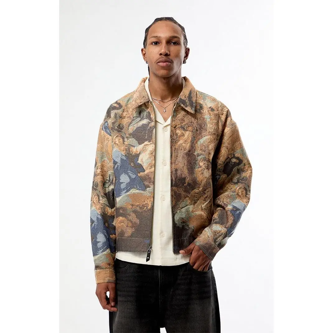 Pacsun Men's Fortuna Zip Up Jacket Pacsun Men's Fortuna Zip Up Jacket