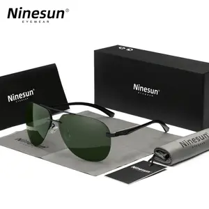 2026 New Unisex Rimless Polarized Sunglasses, Aluminum Magnesium Frame, Luxury Style Sun Glasses for Men Women - Ideal for Fishing, Picnic, Streetwear & Perfect Birthday/Holiday Gift 7413