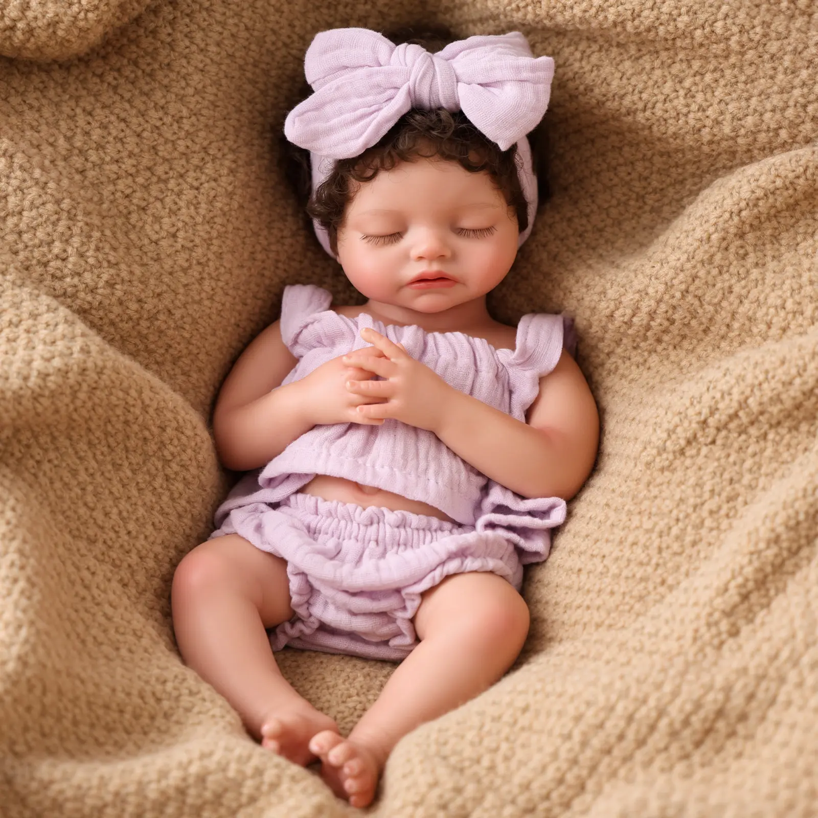 12-Inch Barry Hair transplantation Sleeping Girl 