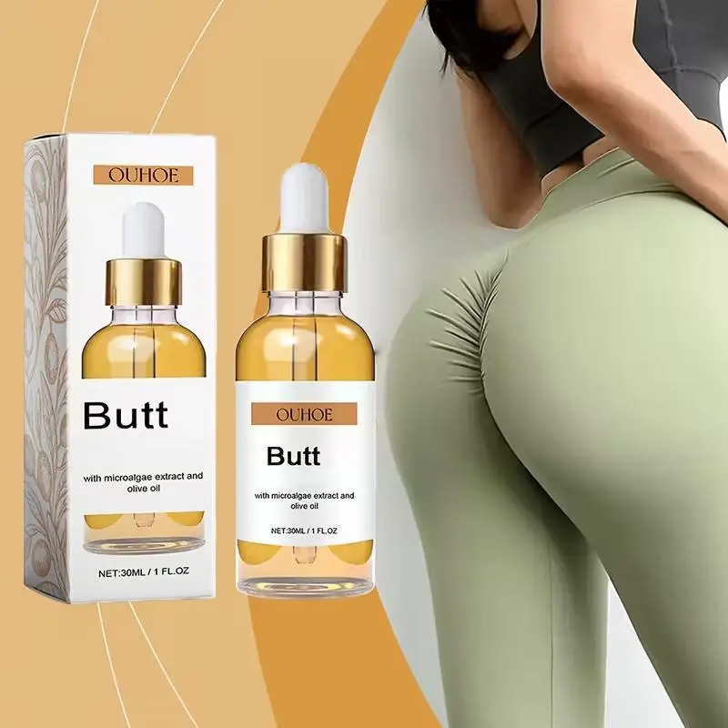 OUHOE Body Massage Oil, Moisturizing Skin Care Oil for Hips, Thighs and Body, Lightweight Non-Greasy Daily Body Oil, 30ml