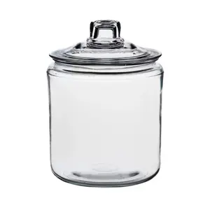 Anchor Hocking Heritage Hill Glass Jar with Lid, 1 Gallon Airtight Containers