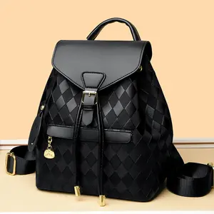 Must-Have 2026 Women’s Plaid Backpack!Casual Commuter Travel Bag, Stylish Daypack for Work & Weekend Trips