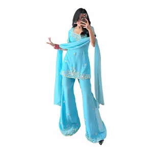 Handwork 90sh Kurtha Set 3 peace