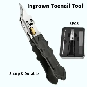 Non-Slip Handle Nail Clipper Set with Ultra-Sharp Blade, Precision Entry, Professional Grade Manicure Tool, Durable Safety Structure