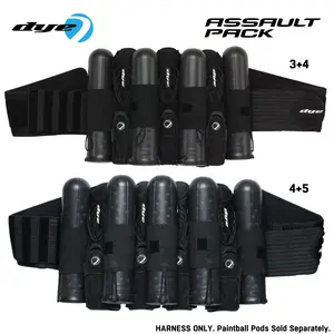 Dye Assault Paintball Harness Pod Pack – 3+4 / 4+5 Capacity