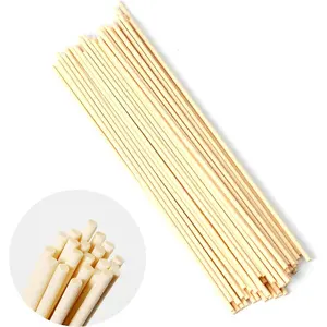 50pcs 9in/23cm×0.118in/3mm Thick Fibre Reed Fragrance Refill Diffuser Sticks for Home Office Spa and Bedroom