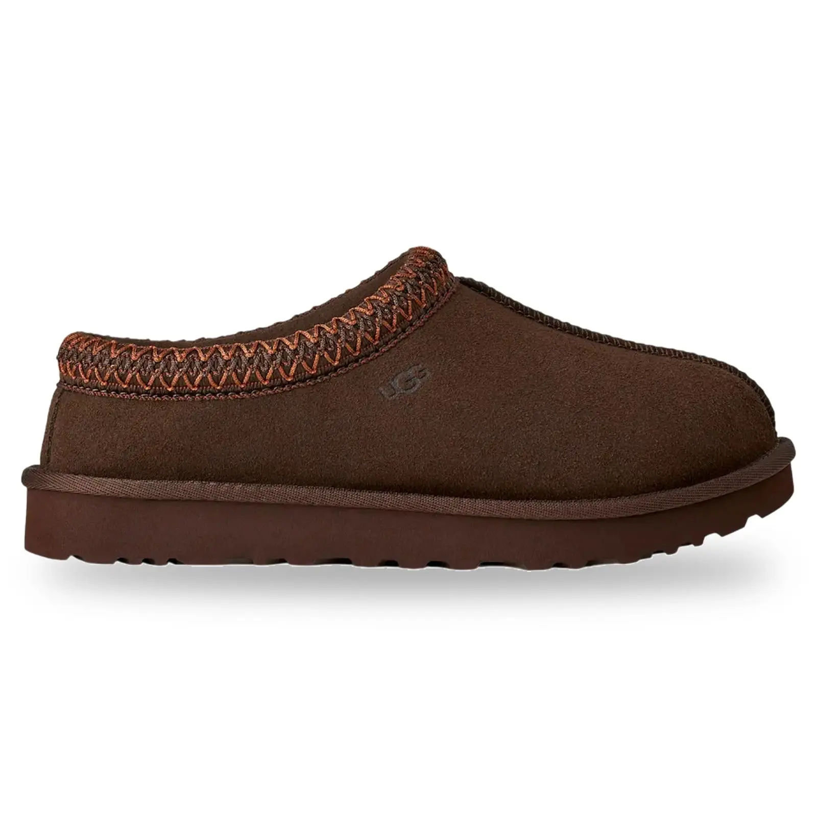UGG Women's Tasman II Suede Slip-On Slipper - Burnt Cedar, Braid Trim, Cozy Indoor Wear Footwear, Brand New & Original, US W 10, 100% Authenticity Guaranteed