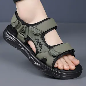 Men’s casual sandals — non-slip outdoor summer beach walking shoes