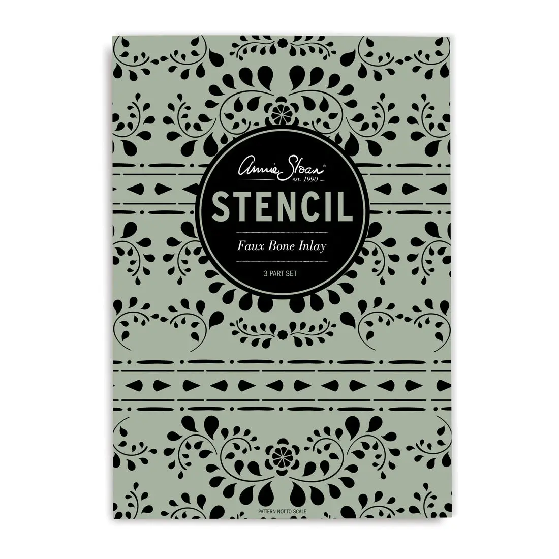 Faux Bone Inlay Stencil - Annie Sloan