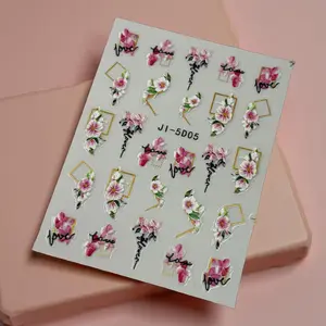 3D Flower Sticker - JI-5D05