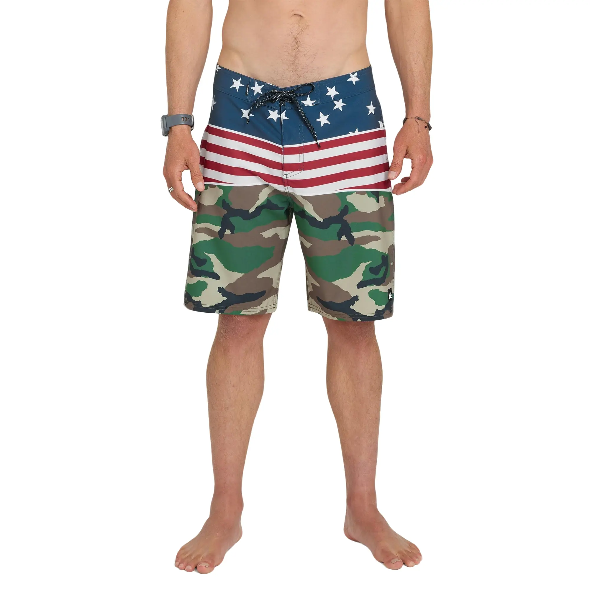 Quiksilver | Surfsilk Panel 20" Boardshorts | Men's SURFSILK Performance Fabric 4-Way Stretch | Surf & Swim & Beach Days Swim Bottoms
