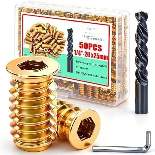 1/4"-20 X 25mm (50 Pcs)