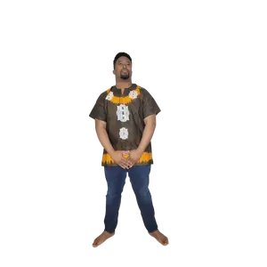 Orange family dashiki