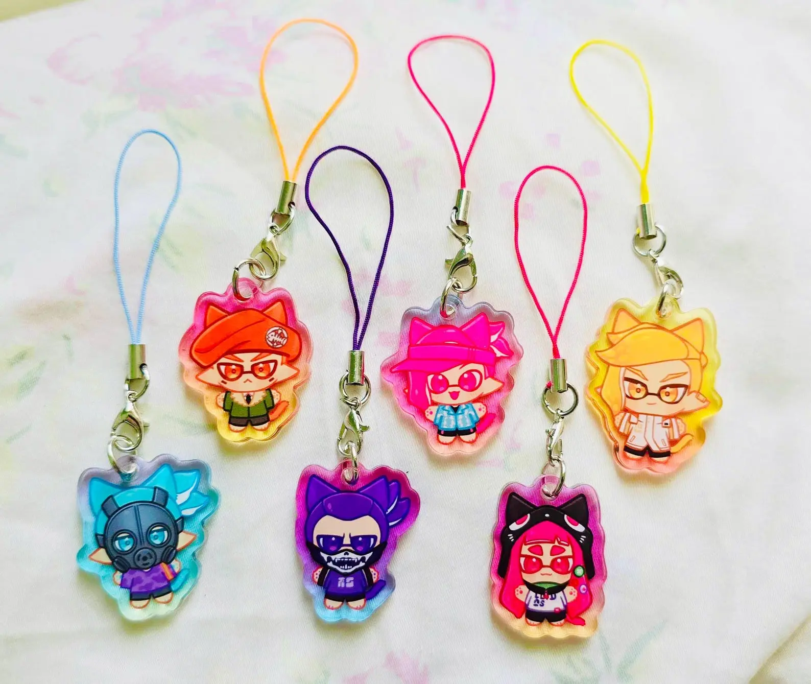 Splatoon Coroika Acrylic Keychains || Perfect Gift for Fans & Collectors