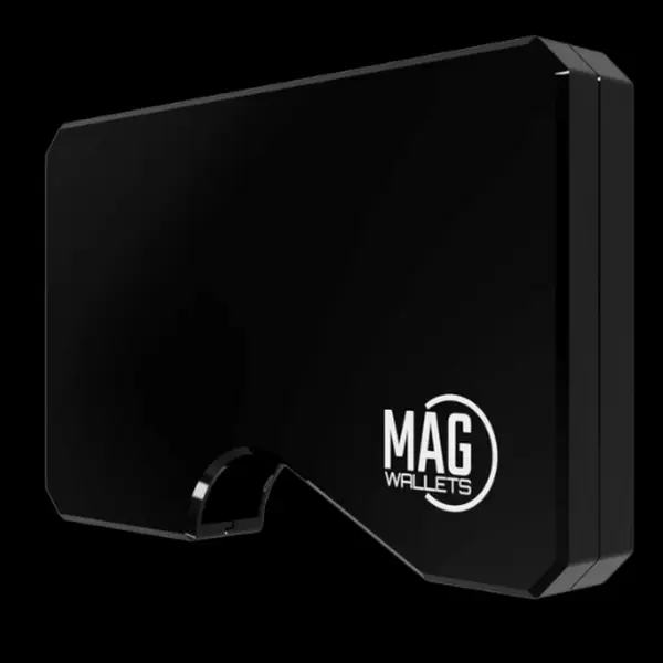 Obsidian Black Mag Wallet
