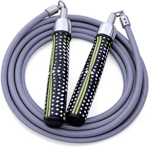 Weighted Jump Ropes 1LB for Men & Women, 1LB Jump Rope Weighted With Ball-bearing, No-Slip Grip, Durable Steel Cable, Heavy Jump Rope Designed for Fitness, High-Intensity Strength Workouts, crossfit