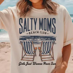 The Beach Club Mama Shirt, Trendy Summer Mom Sweatshirt, Retro Aesthetic Beach Girl Tee, Funny Sarcastic Mama Gift, Mother's Day