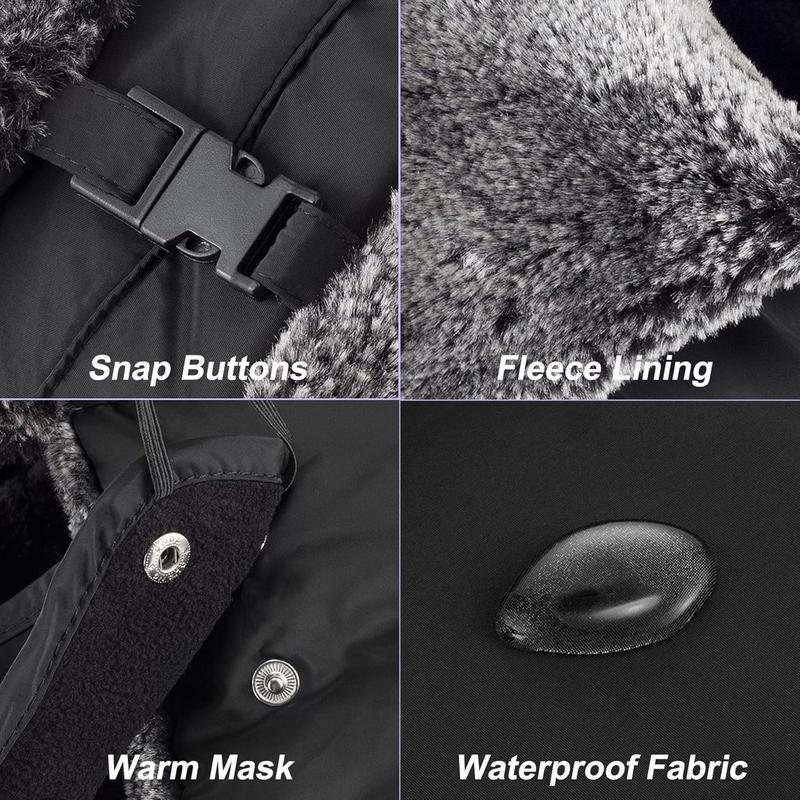 Winter Hats for Women Men Trapper Ushanka Hat with Ear Flaps Warm Russian Bomber Hats for Cold Weather